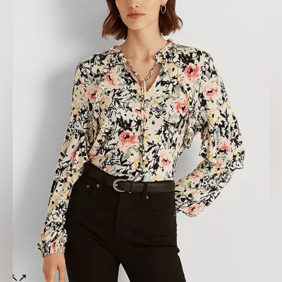 NWT Ralph Lauren long sleeve blouse - Picture 7 of 17